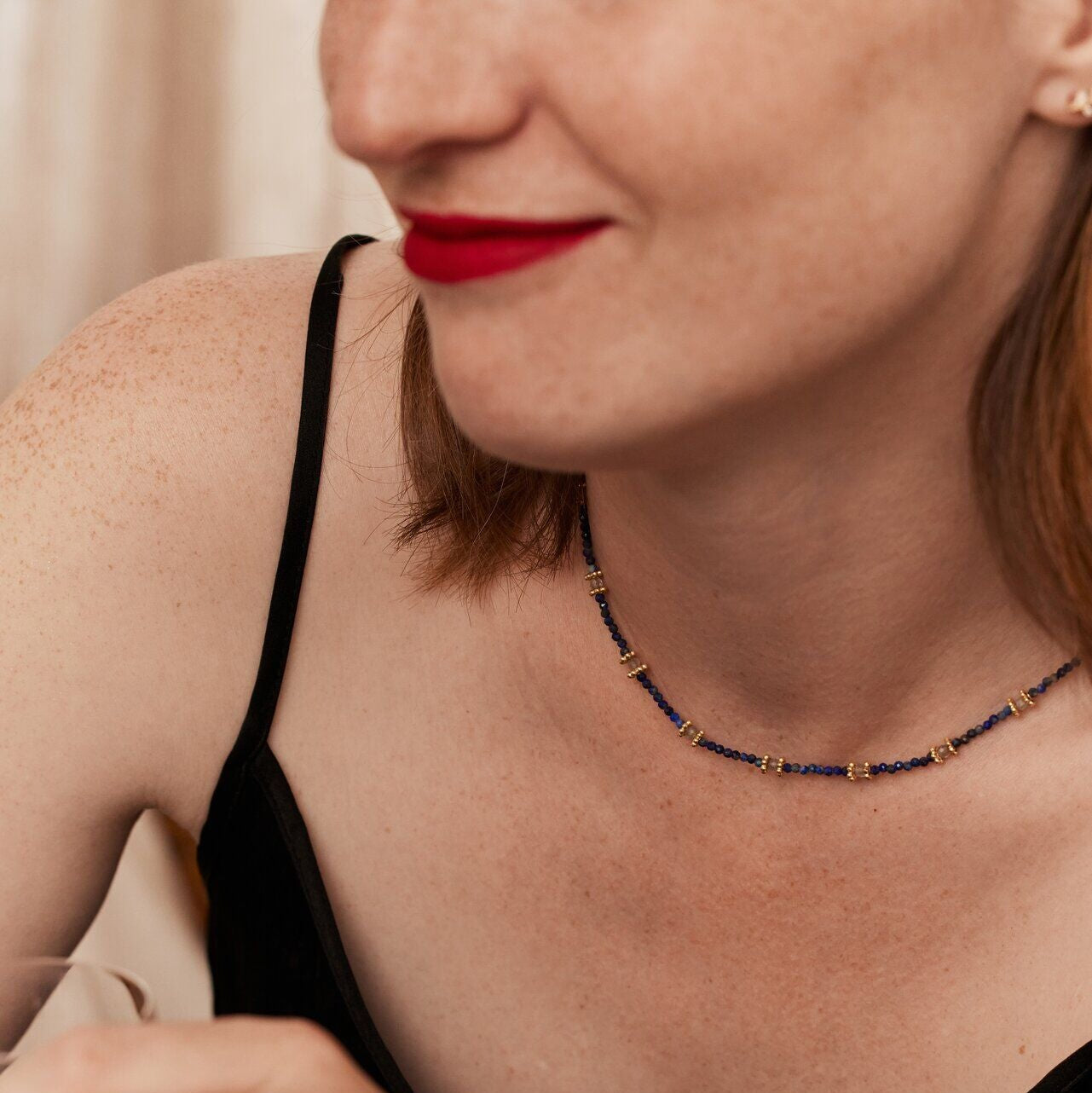 Collier Shakra Lapis Lazuli et Labradorite