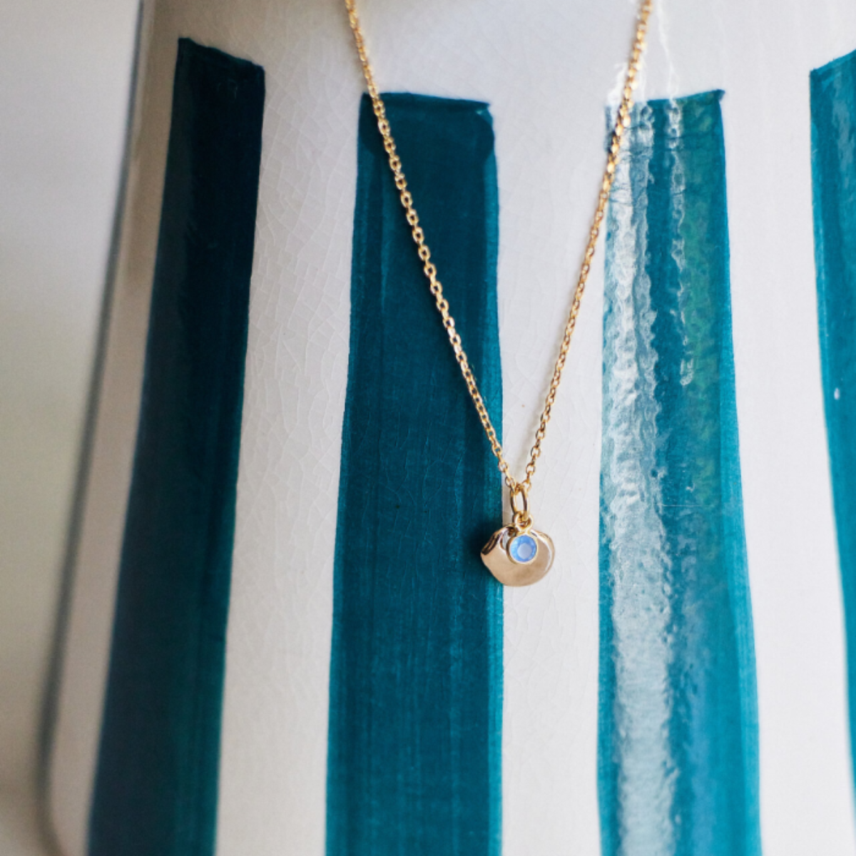 Collier Pépite et pierre de naissance