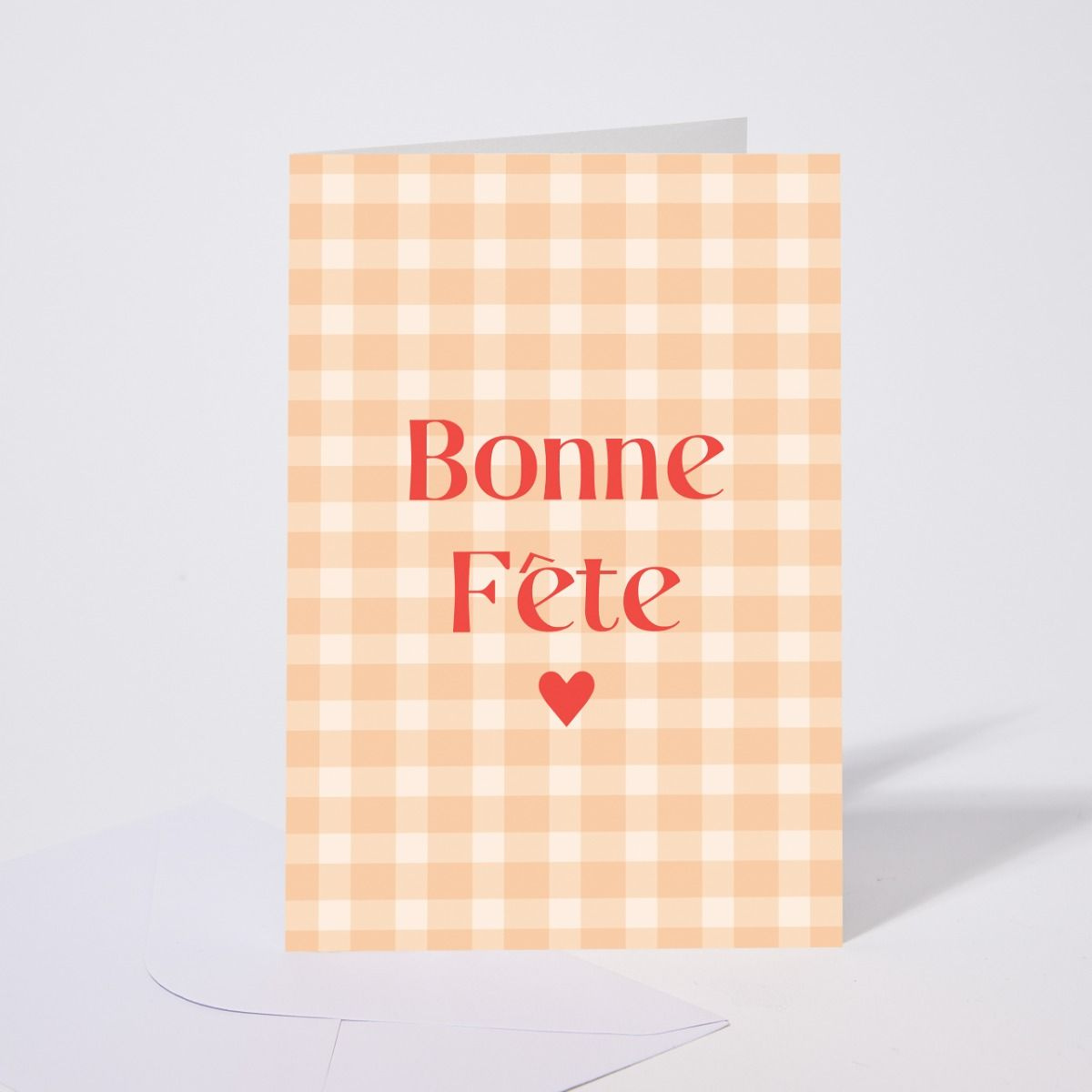 Carte de vœux Bonne fête cœur