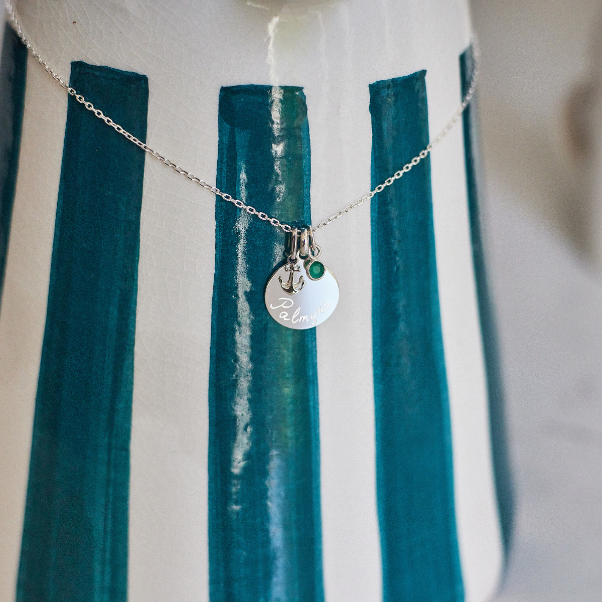 Gris-gris mini ancre argent massif