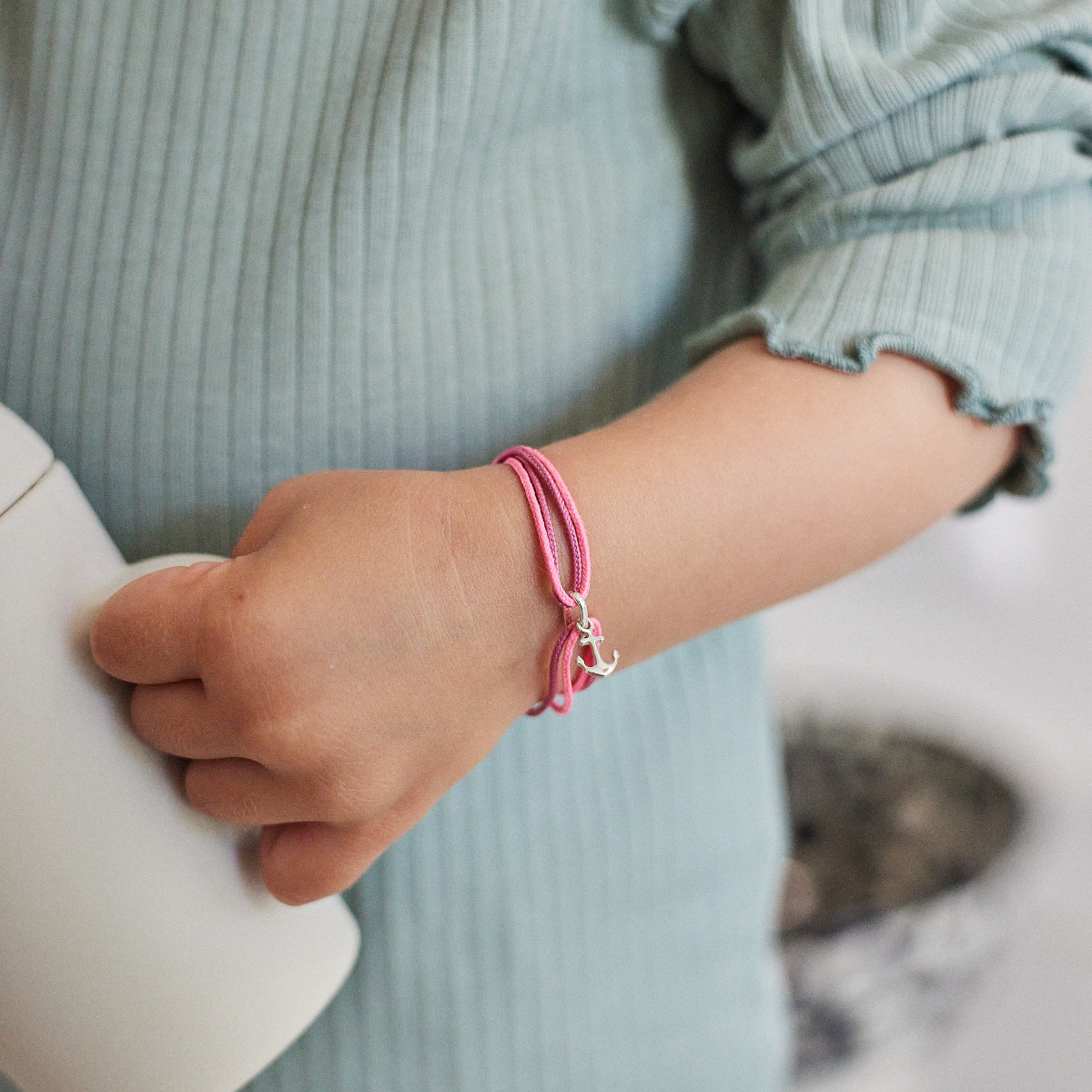 Gris-gris mini ancre argent massif