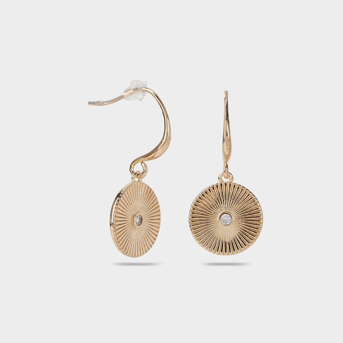 Boucles d'oreilles Univers plaqué or