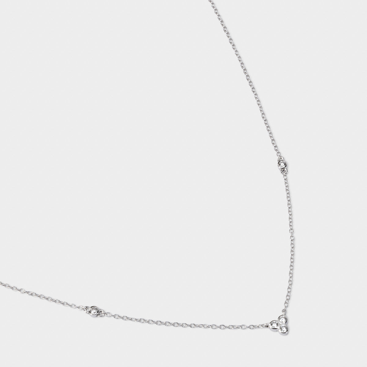 Collier parsemé de Purity argent