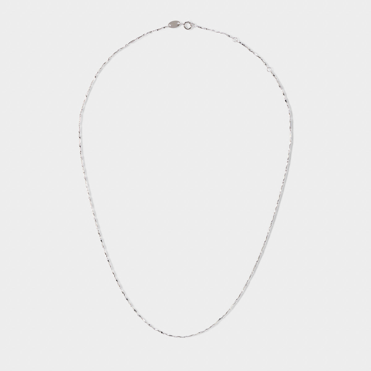 Collier chaîne Twist argent