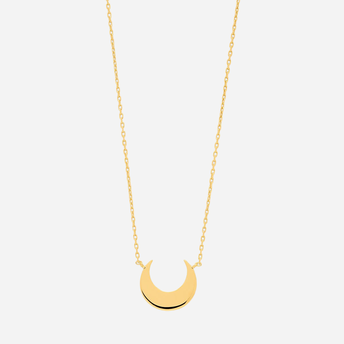 Collier Lune plaqué or