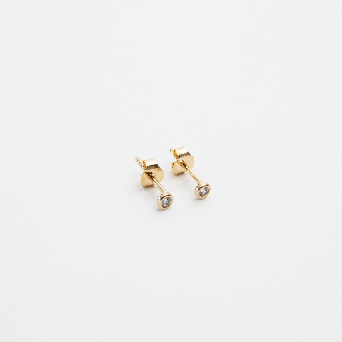 Boucles d'oreilles mini Purity plaqué or