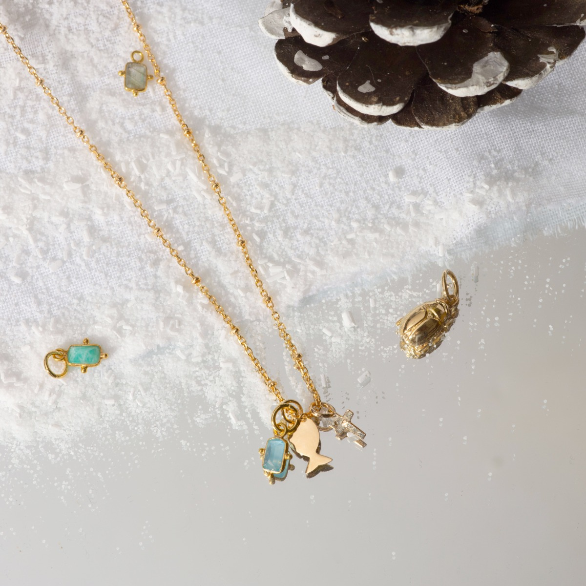 Gris-gris pierre amulette Amazonite