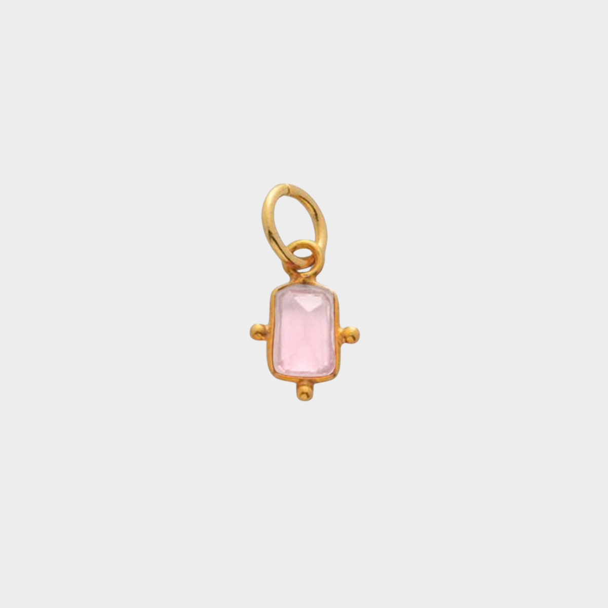 Gris-gris pierre amulette Quartz rose