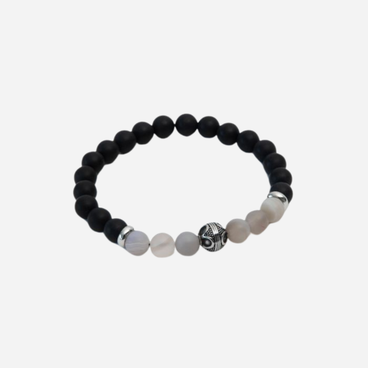 Bracelet élément Agate Blanche