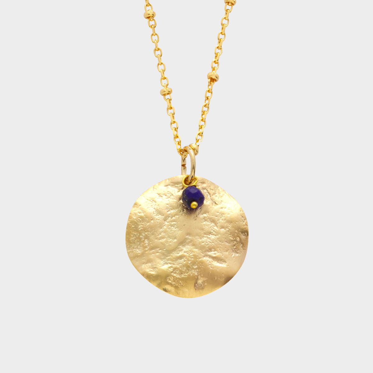 Collier Maya plaqué or sur chaîne