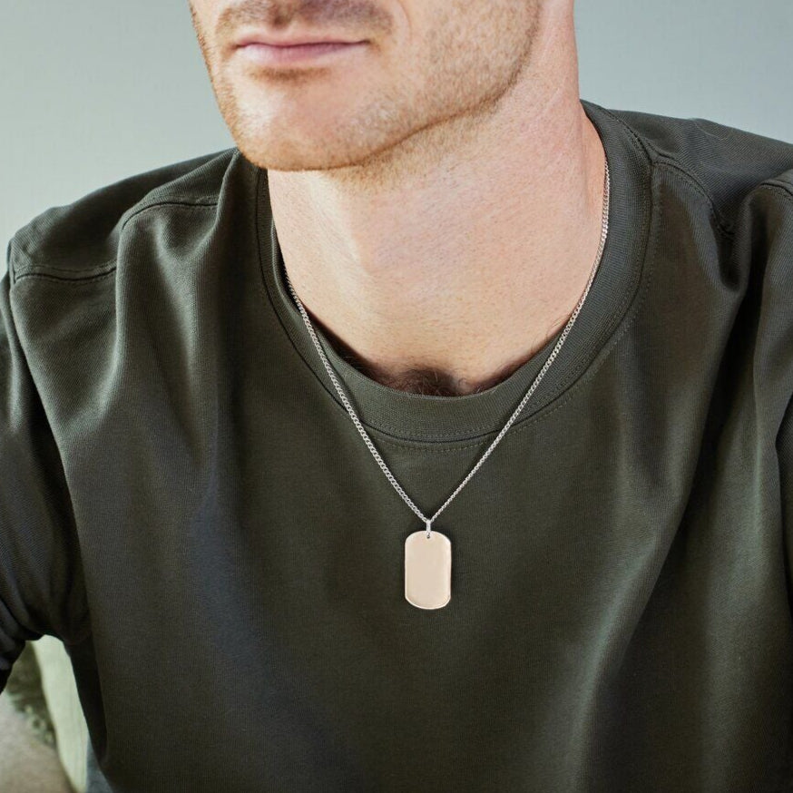 Chaîne maille épaisse gourmette pour homme