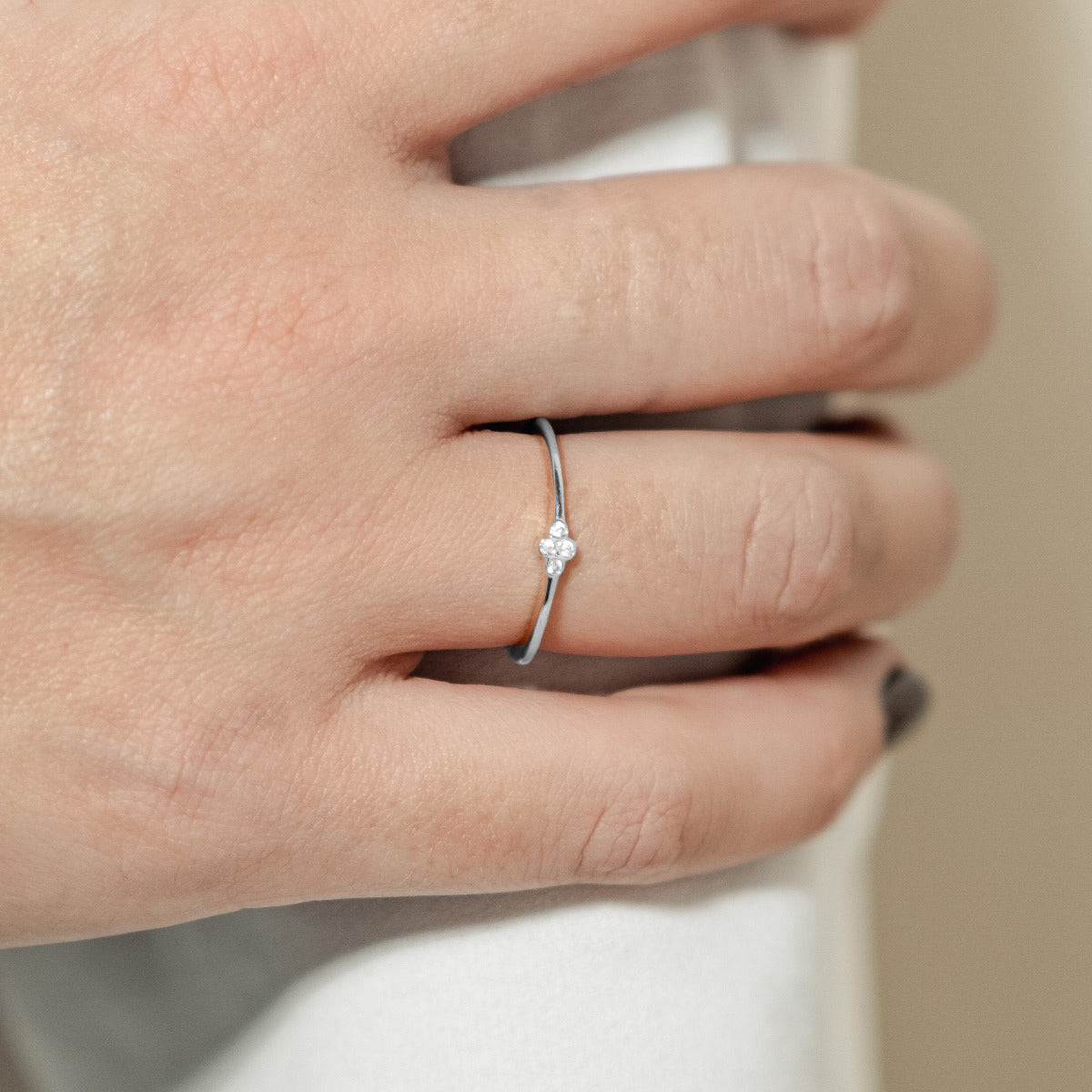 Bague Cassiopee argent massif