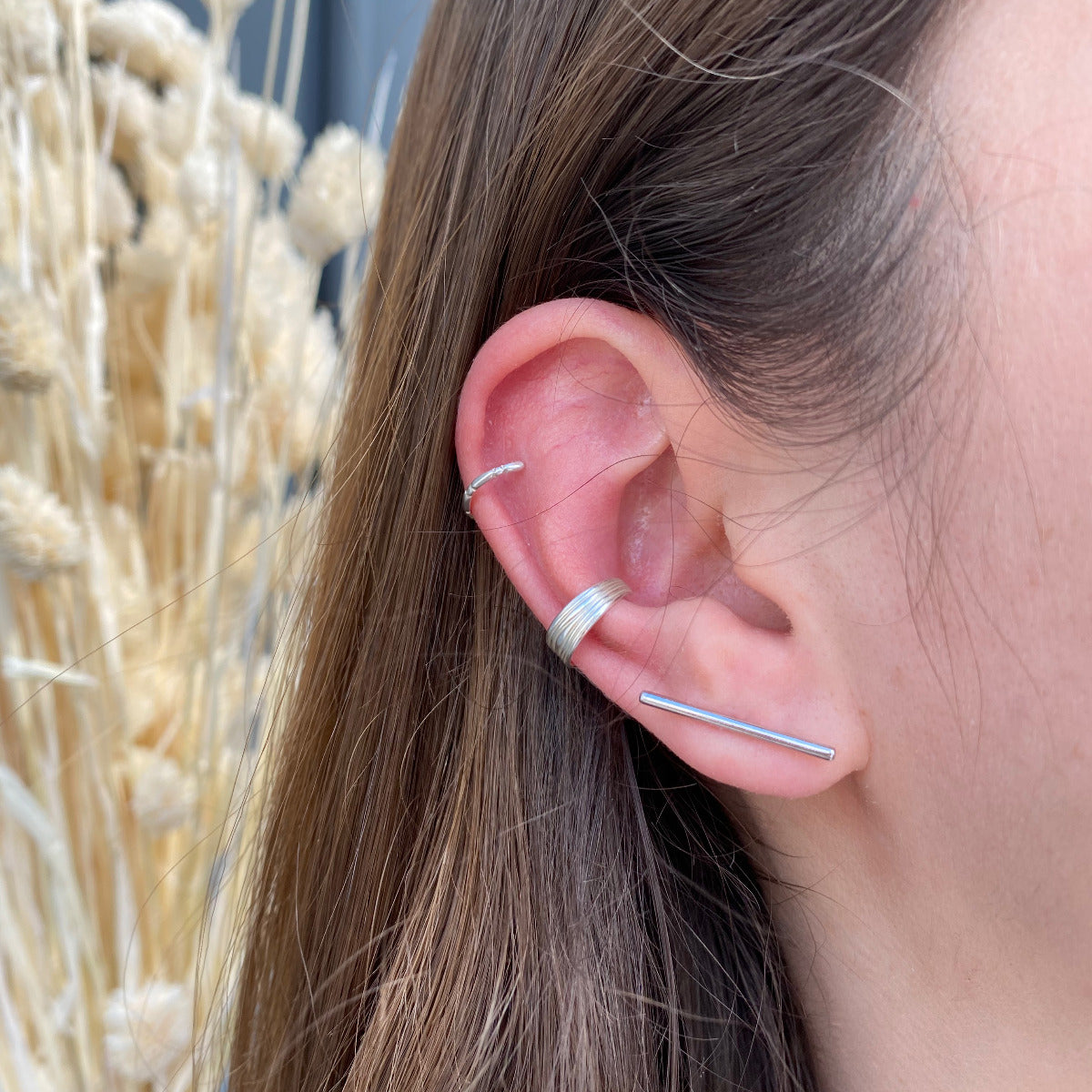 Bijou d'oreille Ear Cuff Olympe argent massif