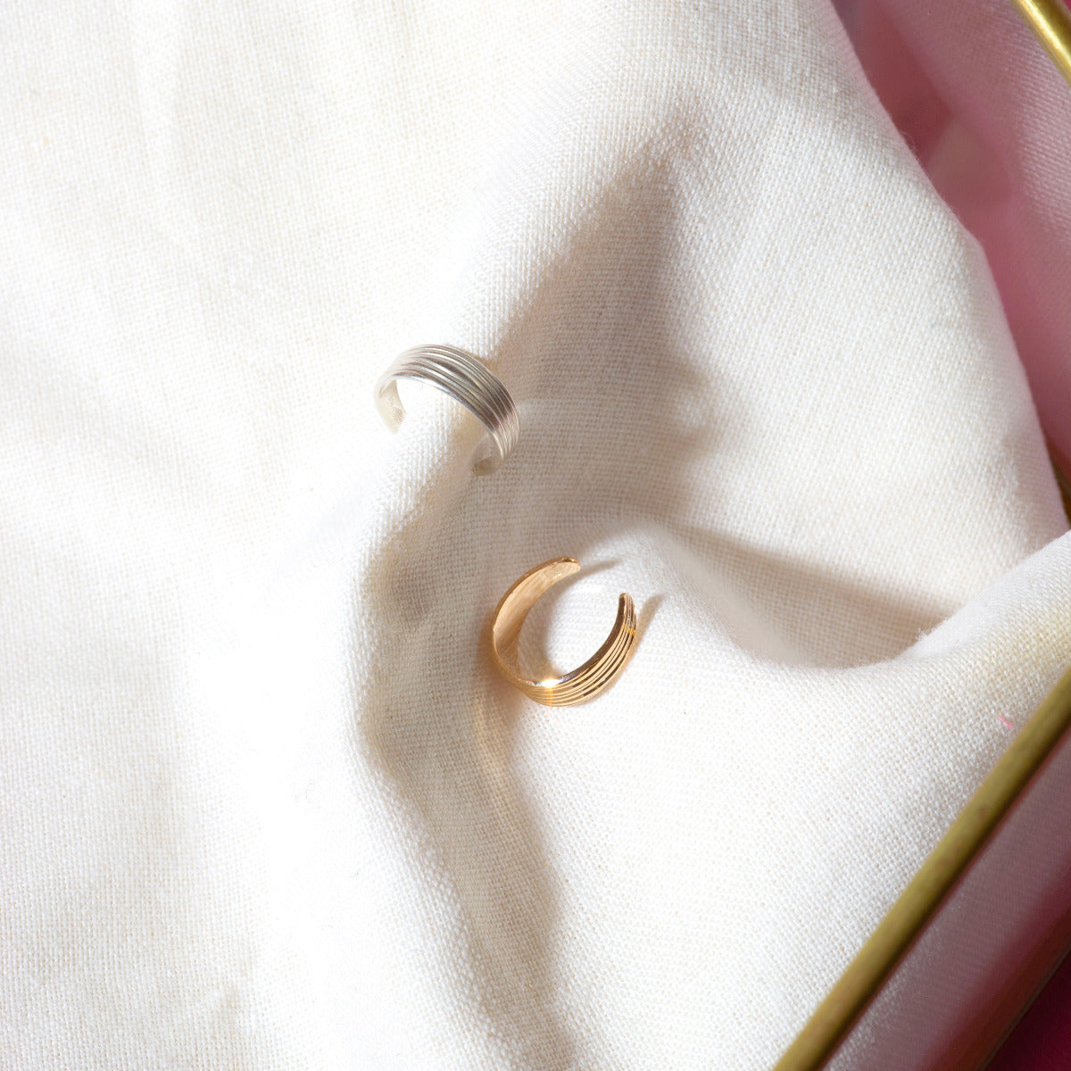 Bijou d'oreille Ear Cuff Olympe argent massif