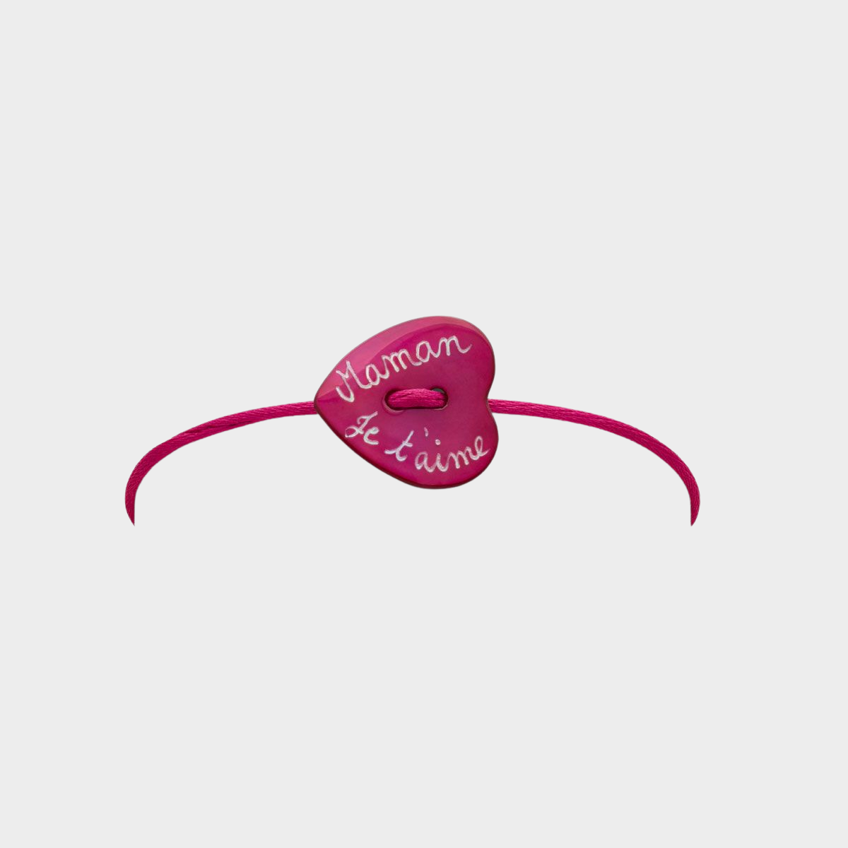 Bracelet en nacre cœur