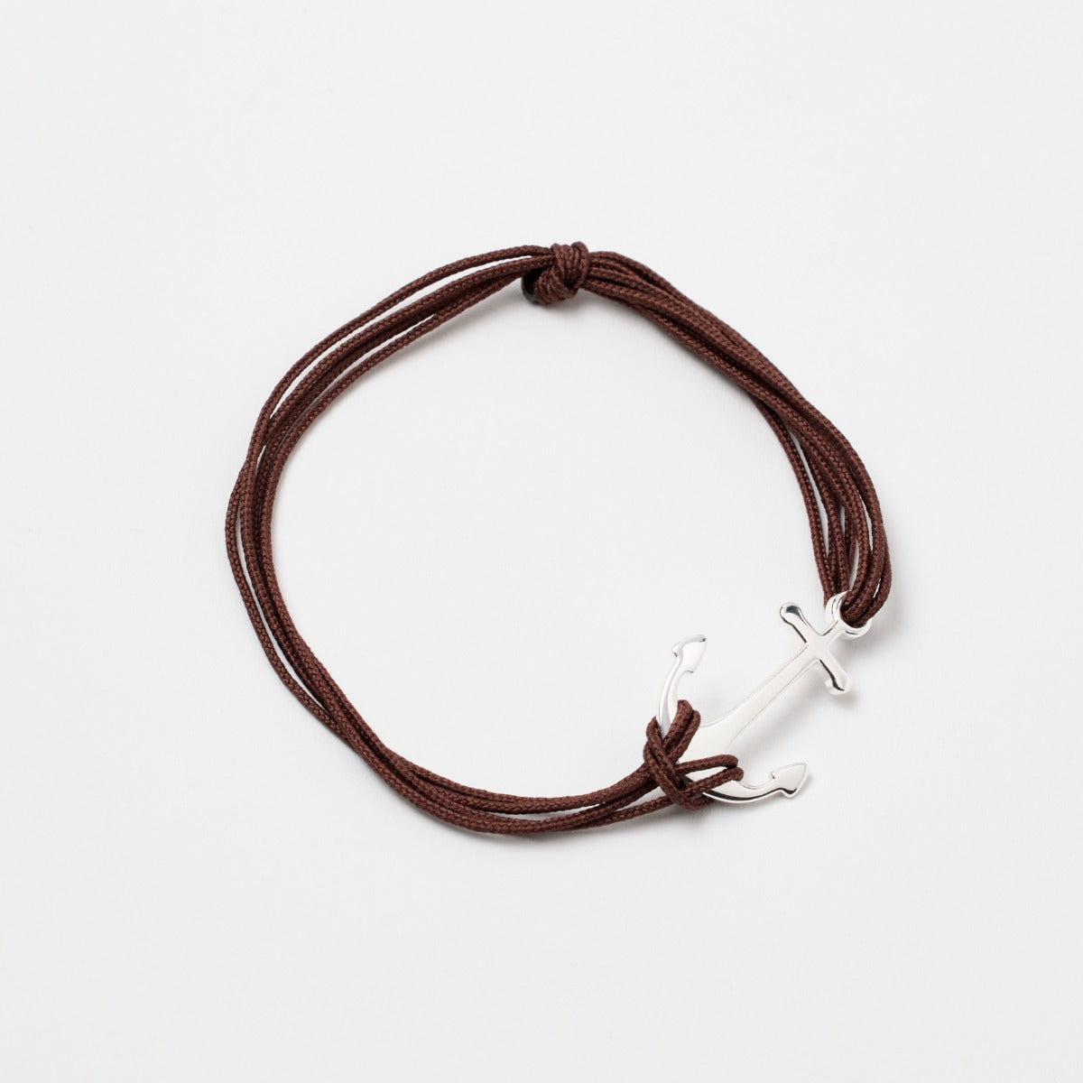 Bracelet Ancre argent massif