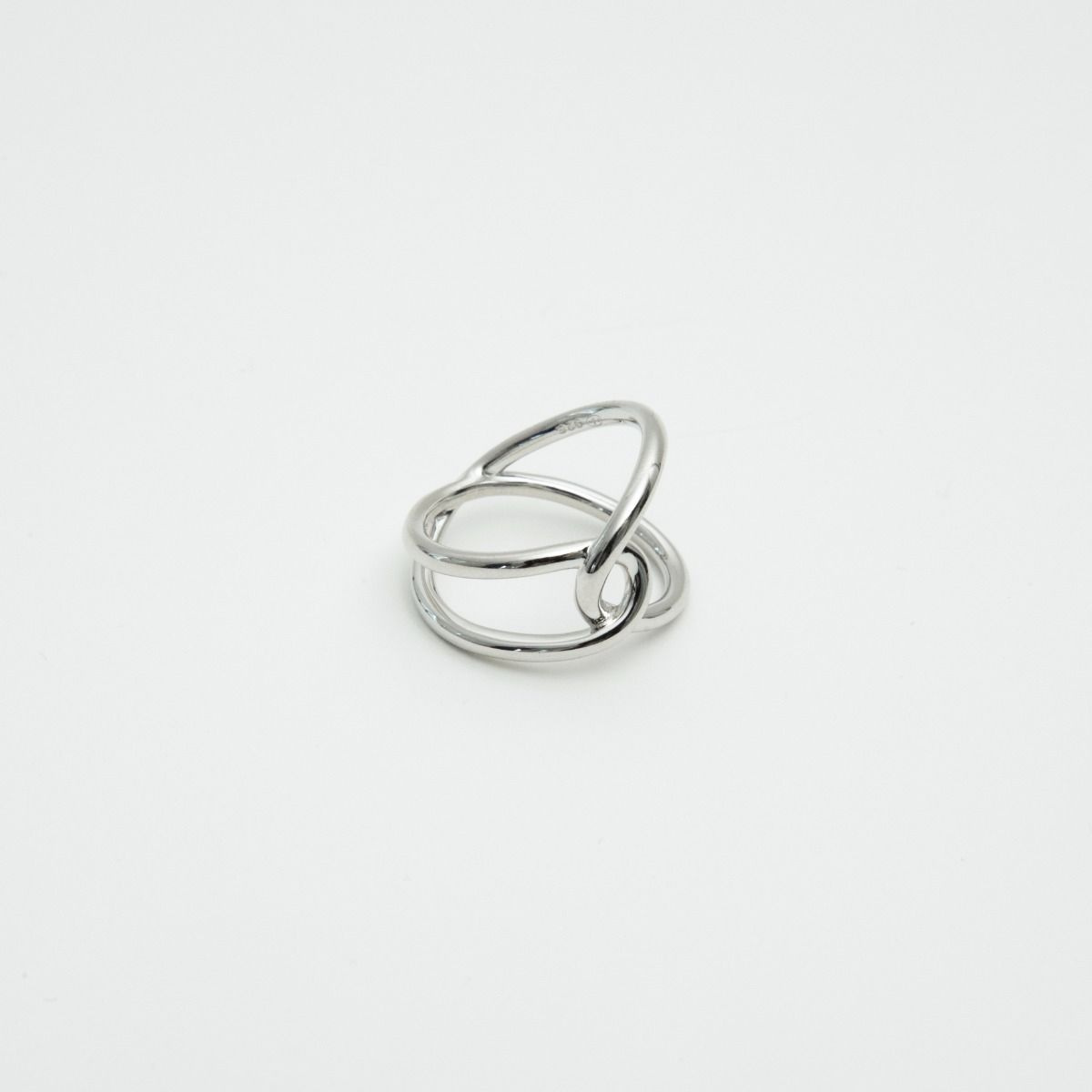 Bague Entrelace argent massif
