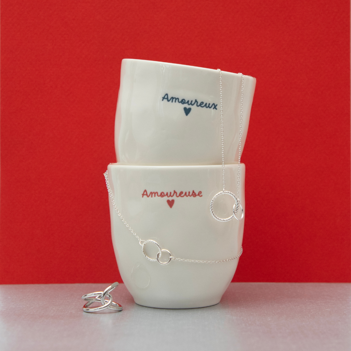 Bague Entrelace argent massif