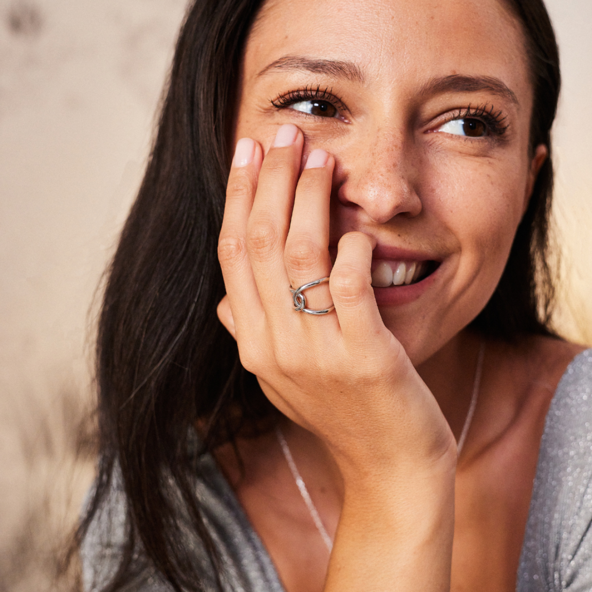 Bague Entrelace argent massif