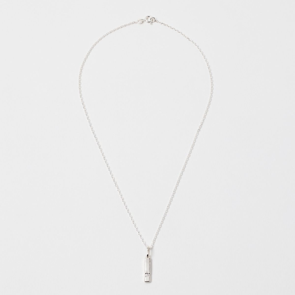 Pendentif Sirius sur chaîne forçat argent massif