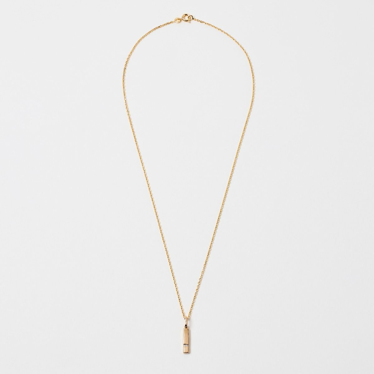 Pendentif Sirius sur chaîne forçat plaqué or