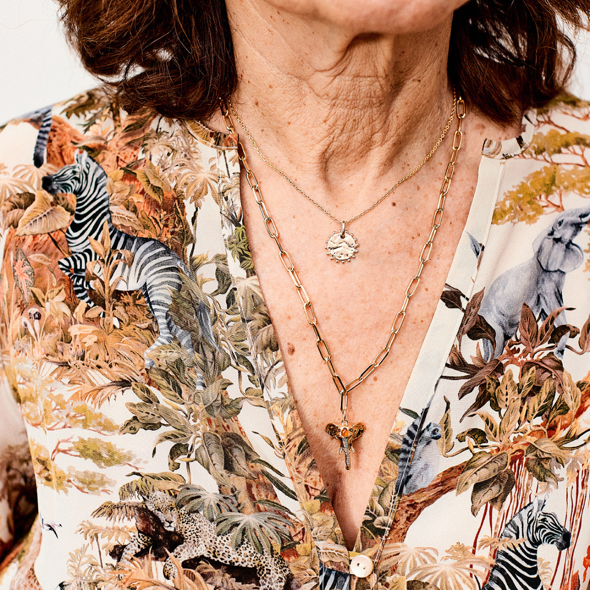 Gris-gris tête d'éléphant