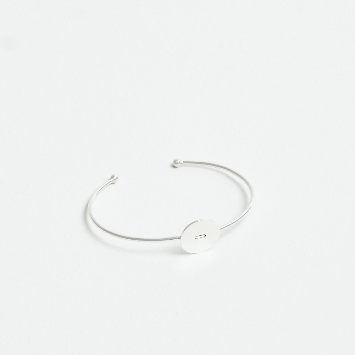 Jonc Trait d'union argent