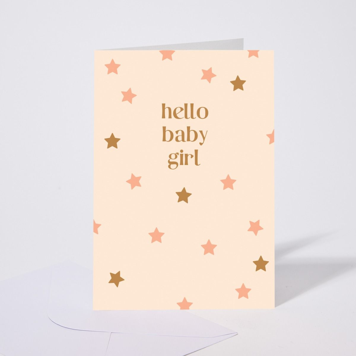Carte de vœux Hello baby girl