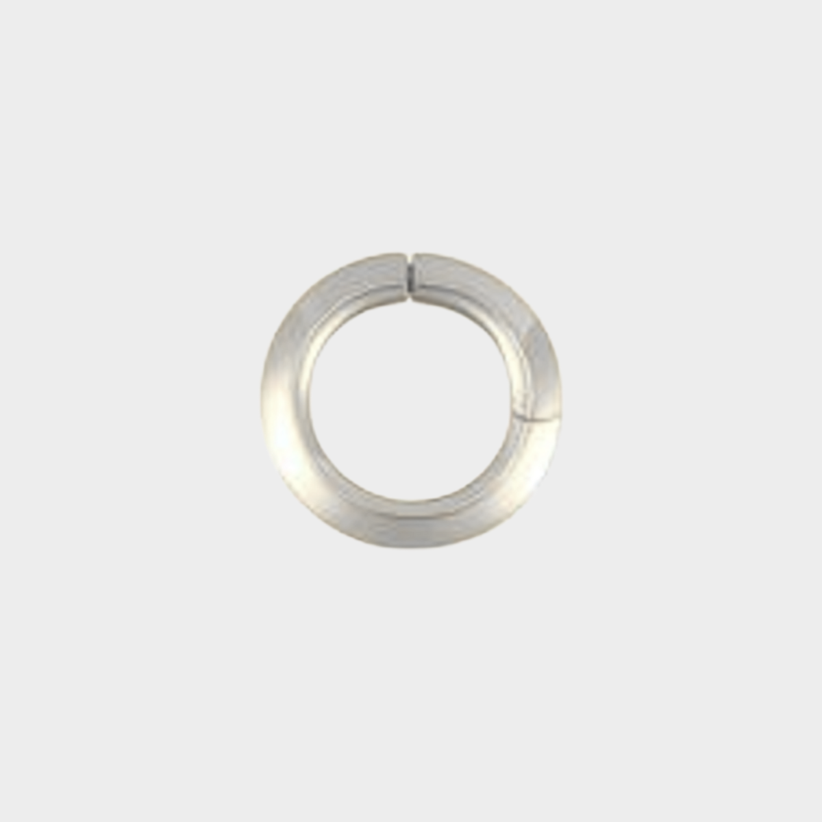 Mousqueton Smile rond argent
