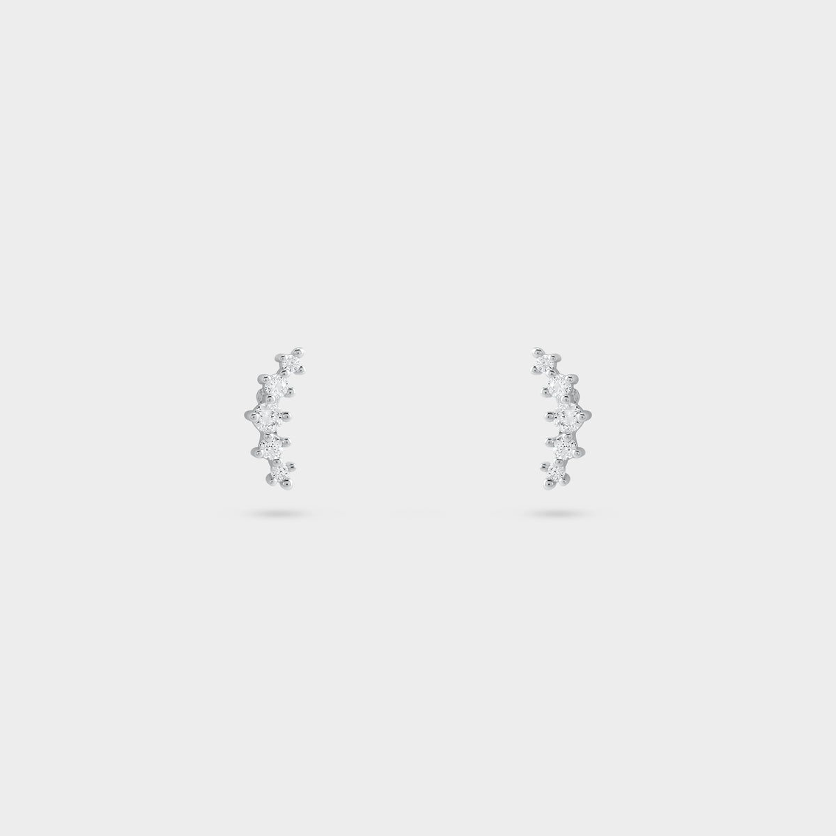 Boucles d'oreilles Stellaire argent