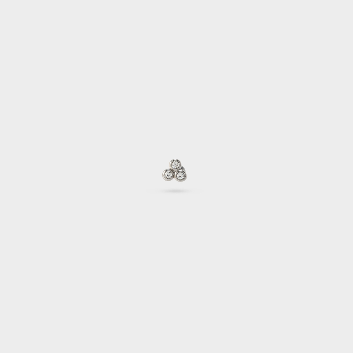 Piercing trio de purity argent