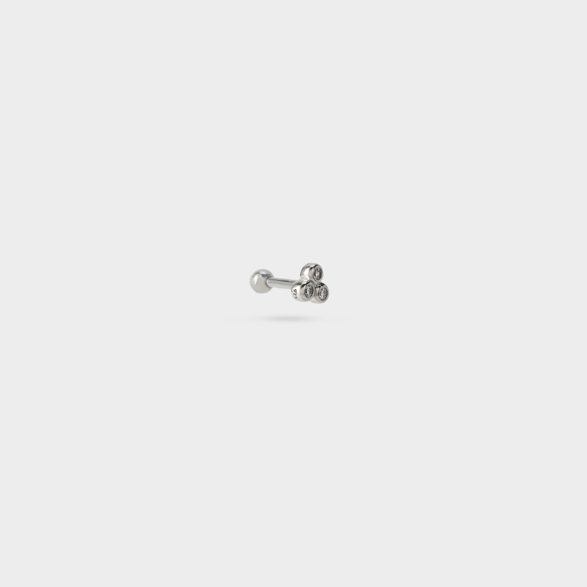 Piercing trio de purity argent