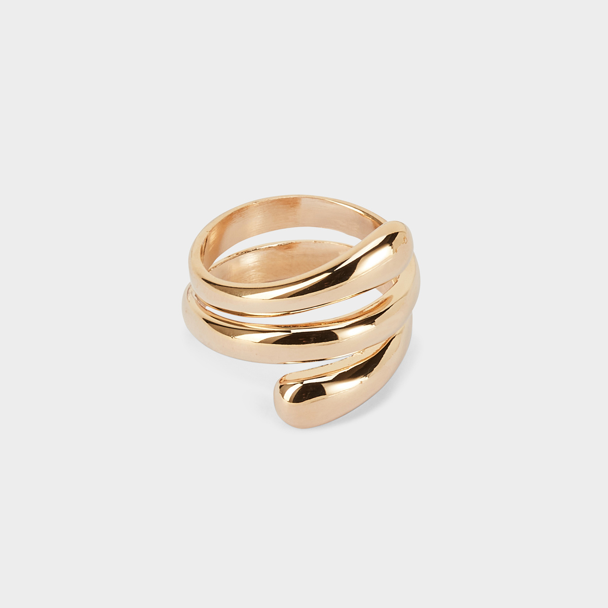 Bague calins ajustable plaqué or