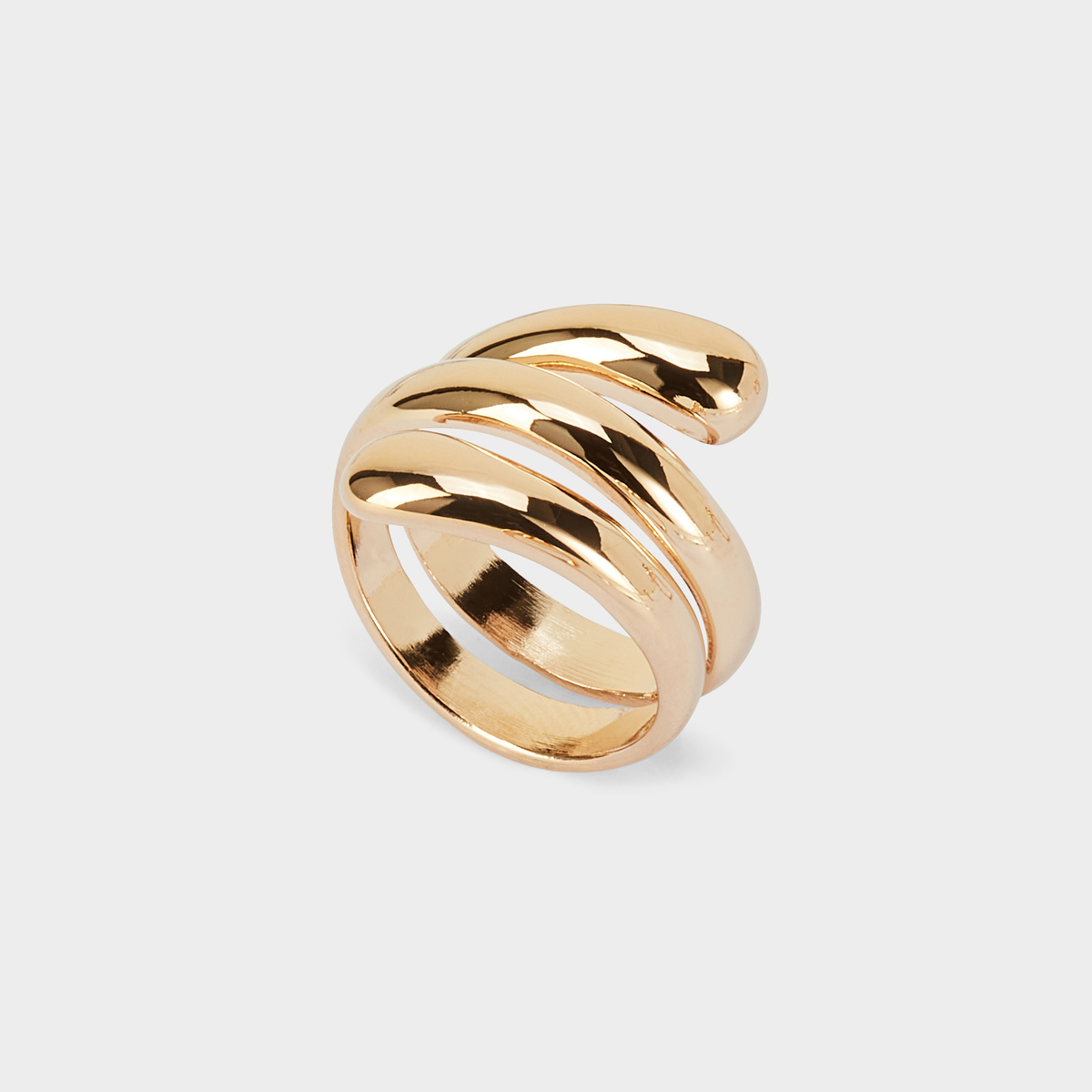 Bague calins ajustable plaqué or