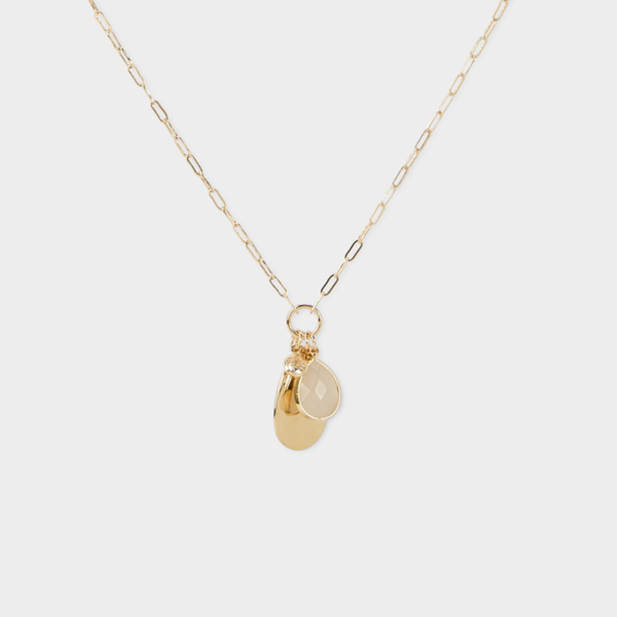 Collier Bonheur plaqué or