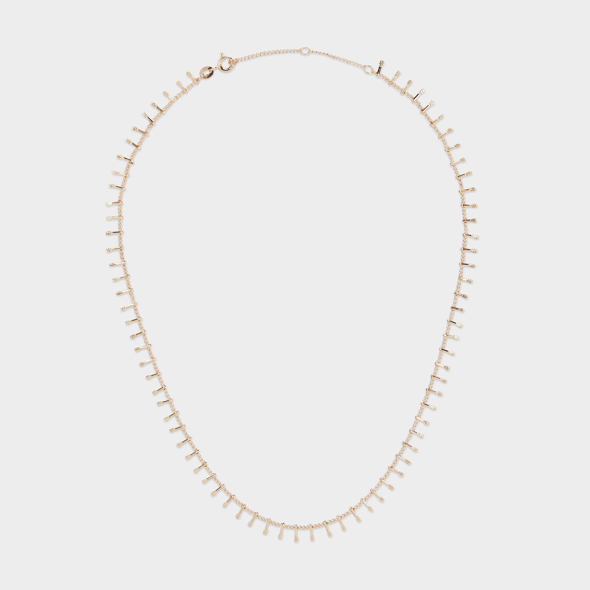 Collier multi pampilles plaqué or