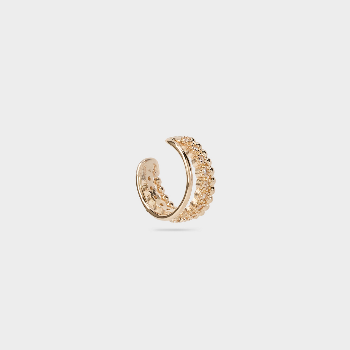 Ear cuff 3 rangs plaqué or