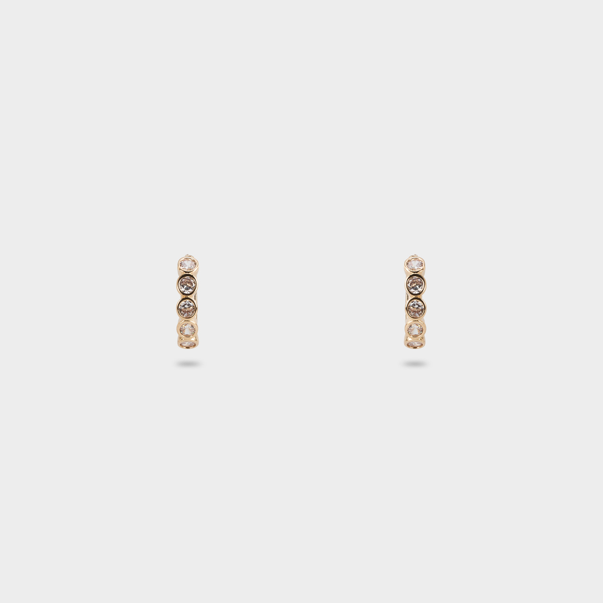 Boucles d'oreilles créoles Eclat plaqué or