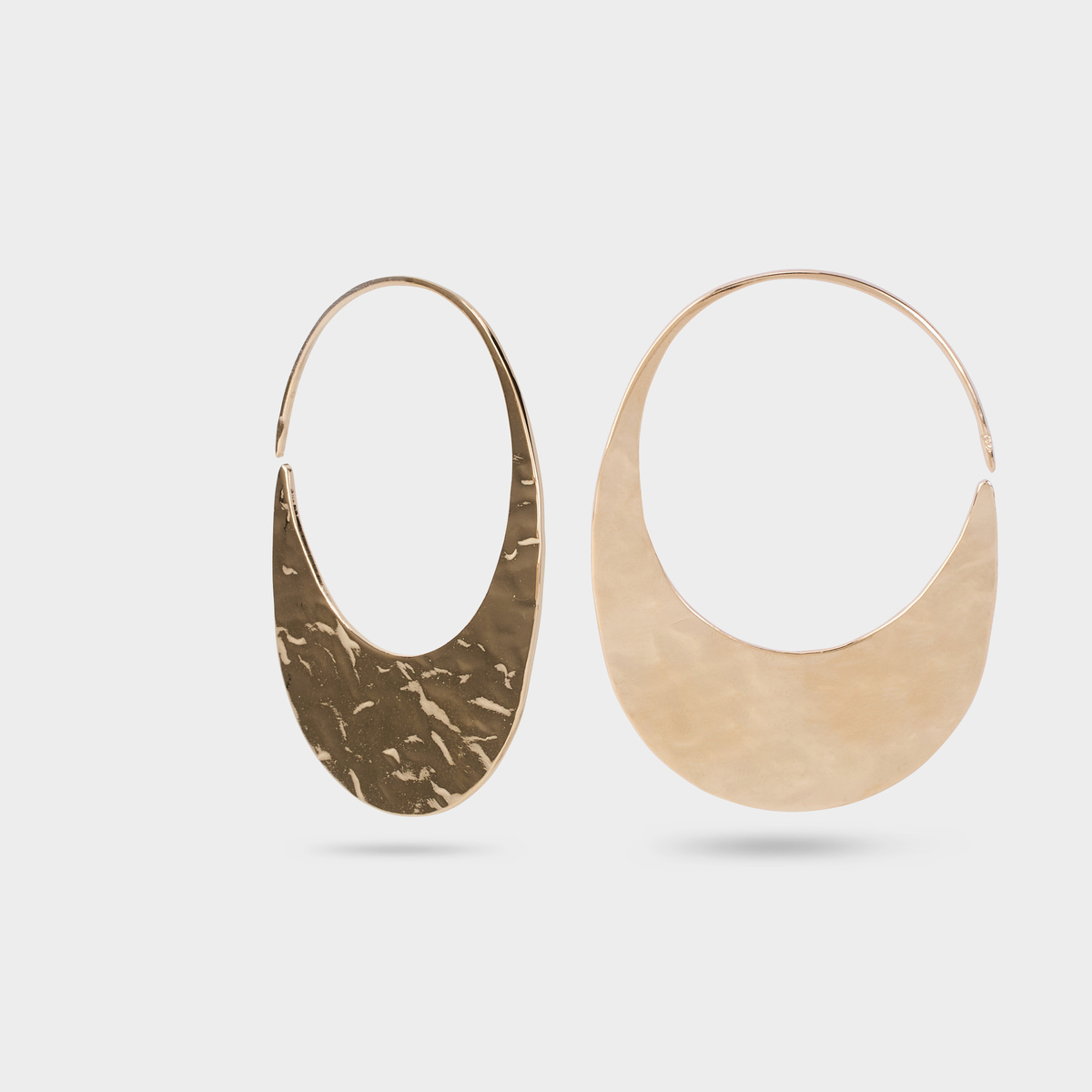 Boucles d'oreilles Slice plaqué or