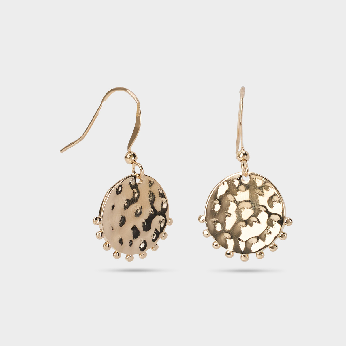 Boucles d'oreilles Mina plaqué or