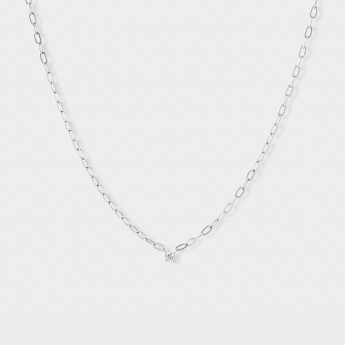 Collier Eclat sur chaîne argent