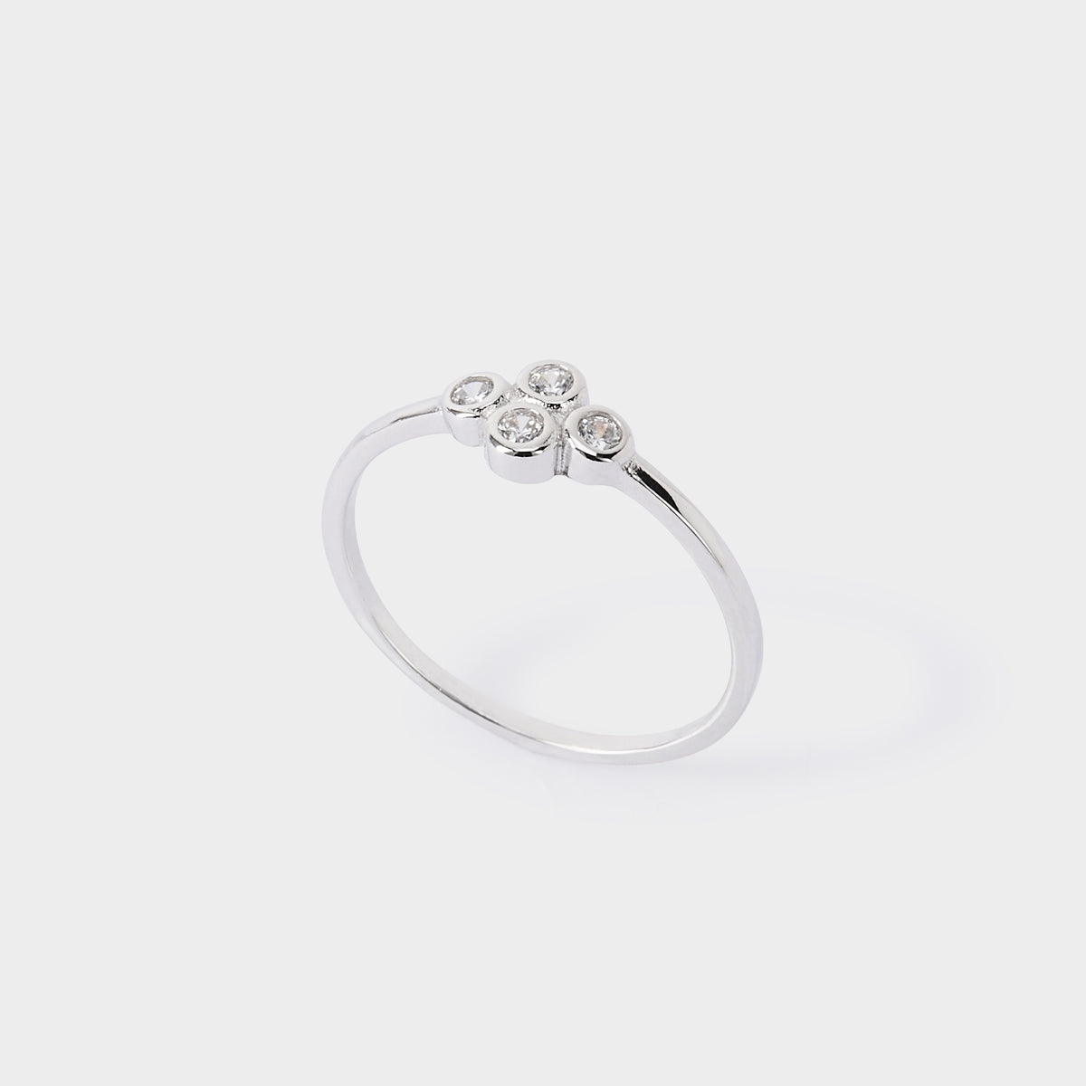 Bague 4 Purity argent