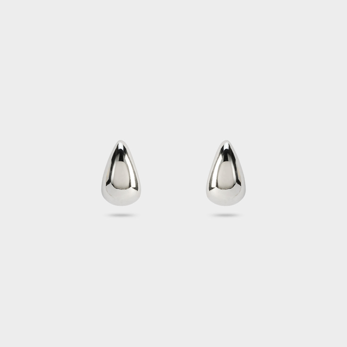Boucles d'oreilles courbe argent