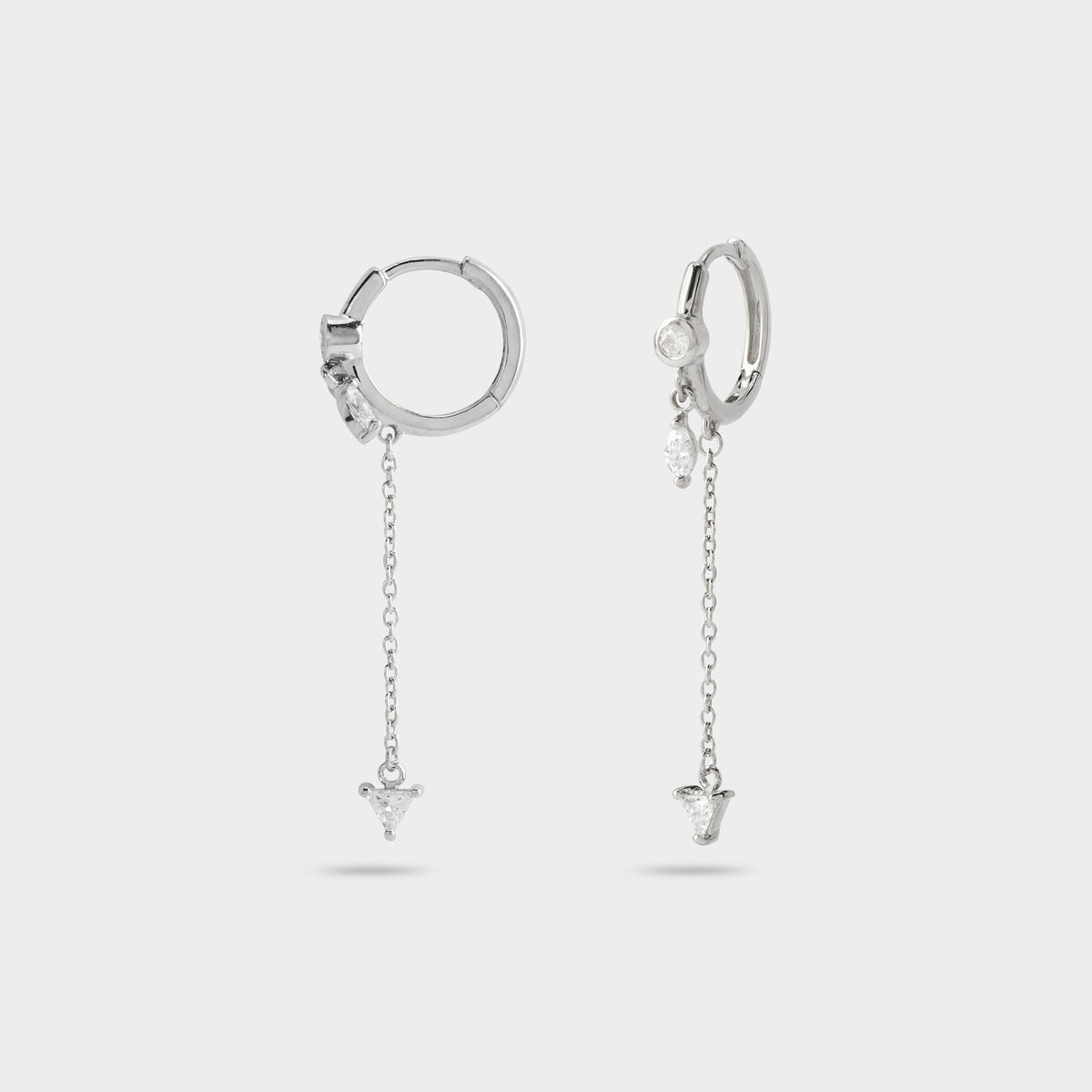 Boucles d'oreilles Délicates argent