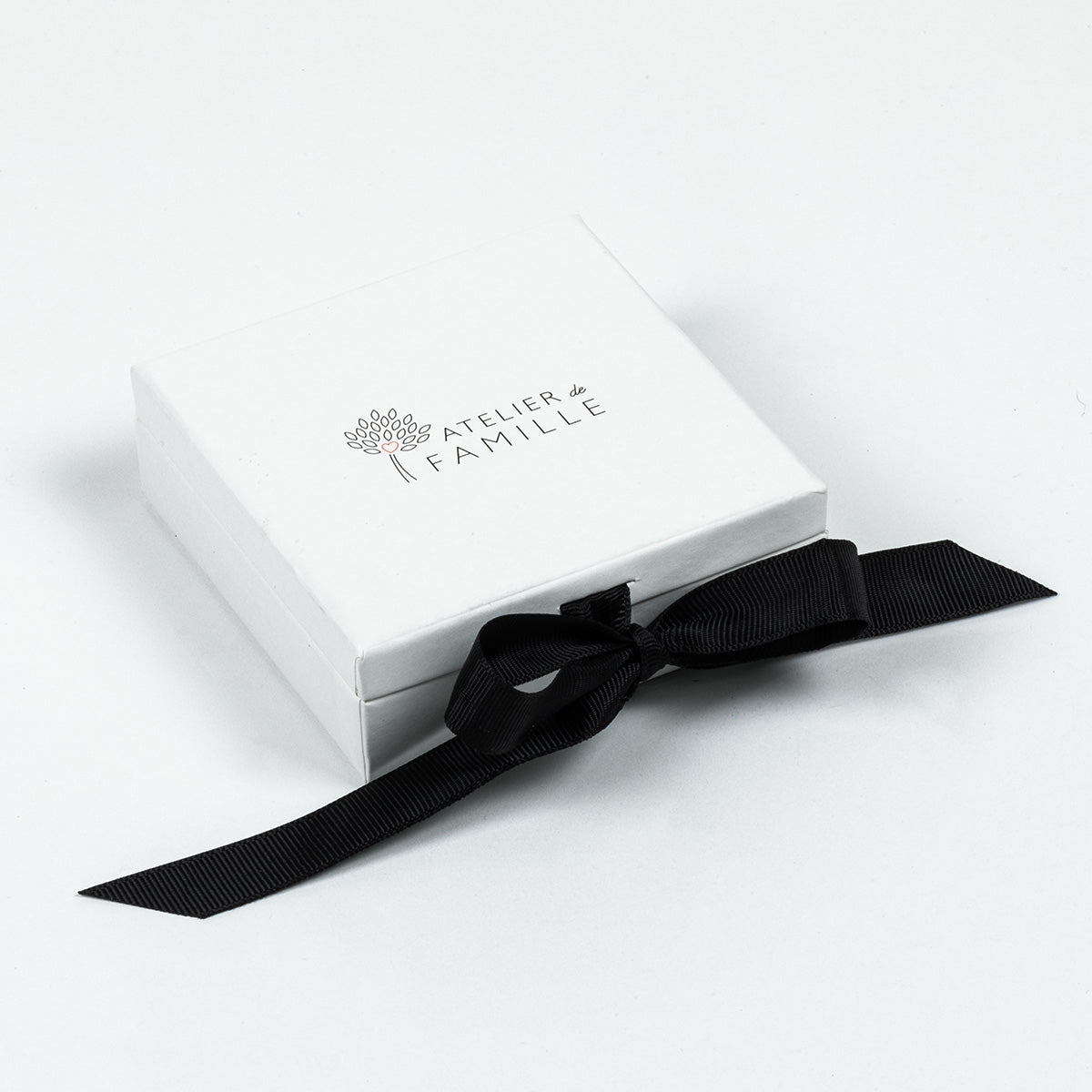 Ecrin collier et bracelet - Ruban noir