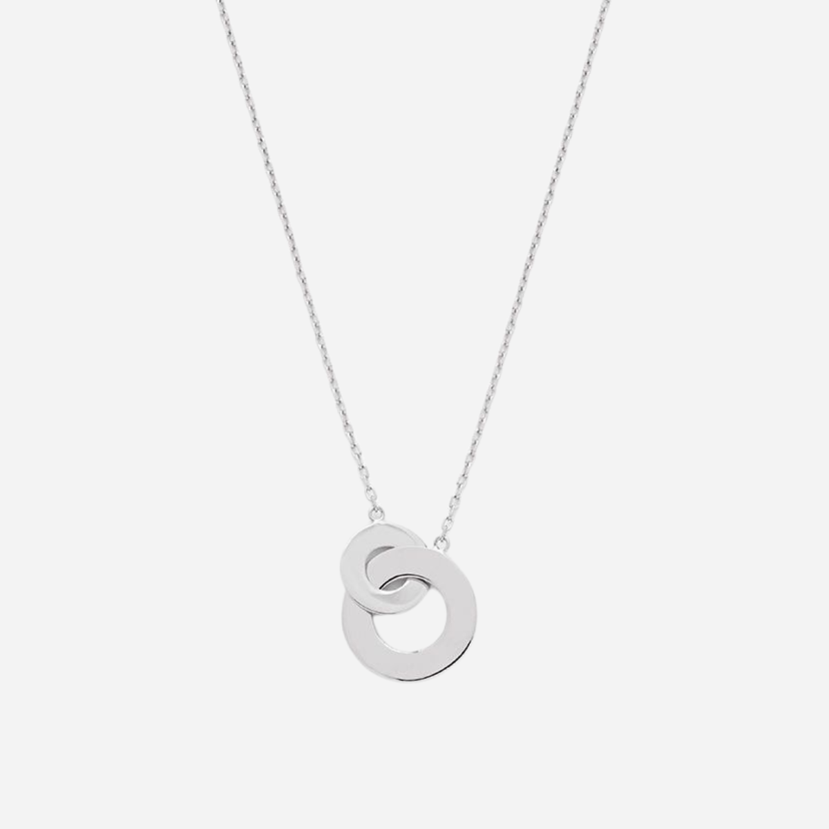 Collier duo de cibles argent massif