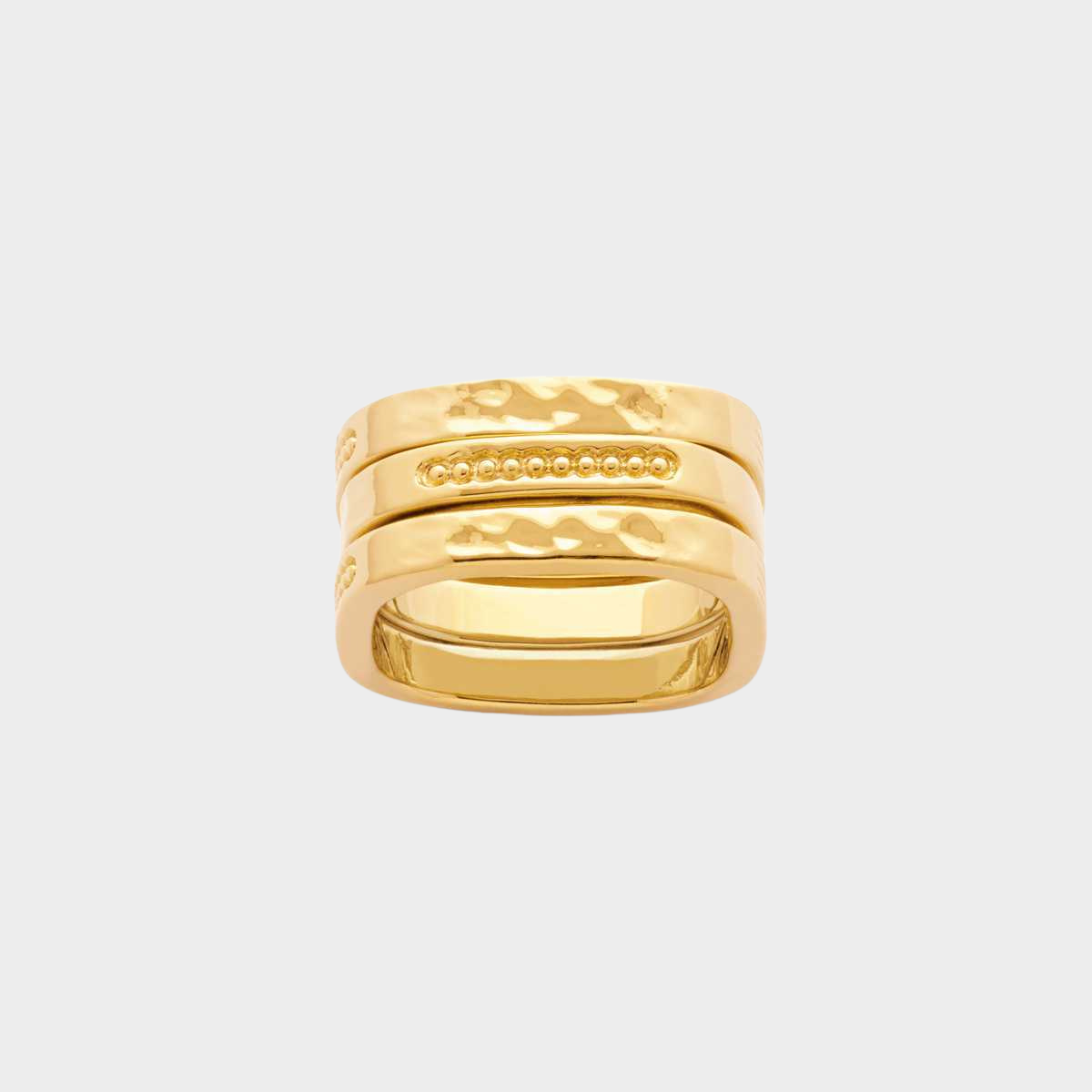 Bague N°4 plaqué or