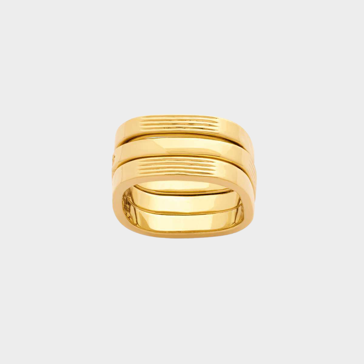 Bague N°4 plaqué or