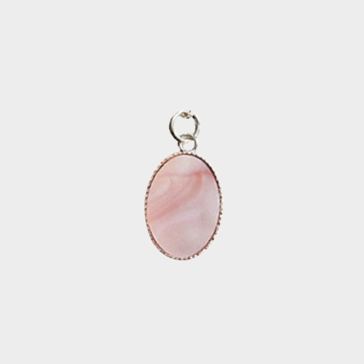 Pendentif Joséphine nacre rose argent