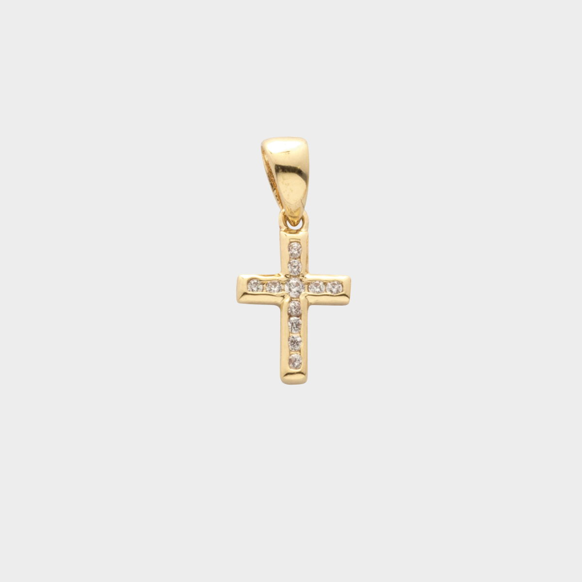 Gris-gris mini croix scintillante